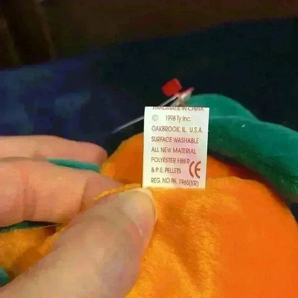 1998 Pumpkin Ty Beanie Baby - Picture 5 of 5